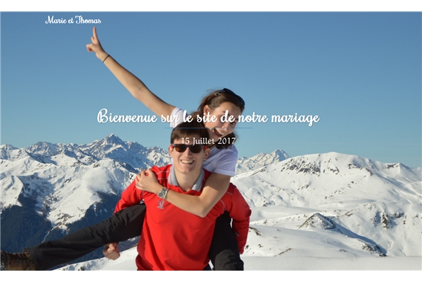 Bienvenue sur le site de notre mariage