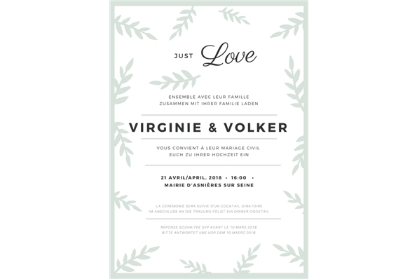 Bienvenue sur le site de notre mariage