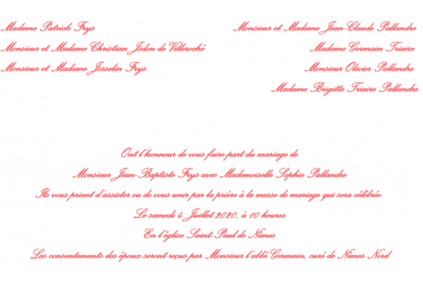 Bienvenue sur le site de notre mariage