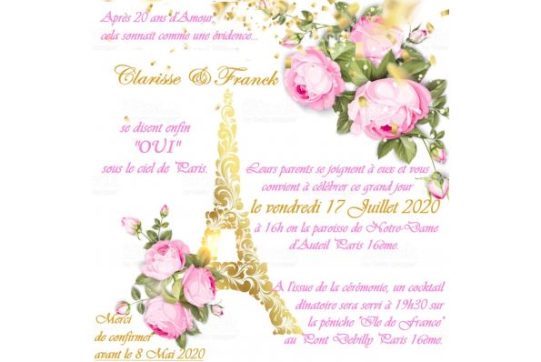 Bienvenue sur le site de notre mariage