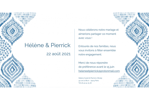Bienvenue sur le site de notre mariage