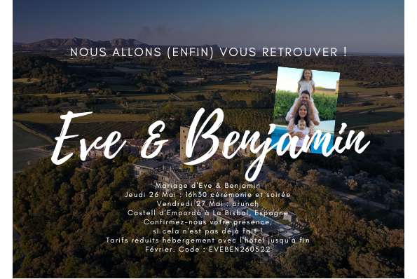 Bienvenue sur le site de notre mariage