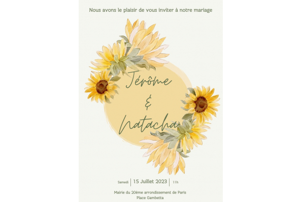 Bienvenue sur le site de notre mariage