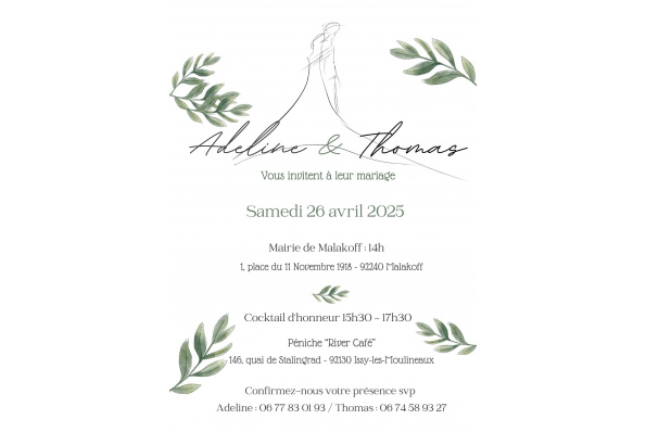 Bienvenue sur le site de notre mariage