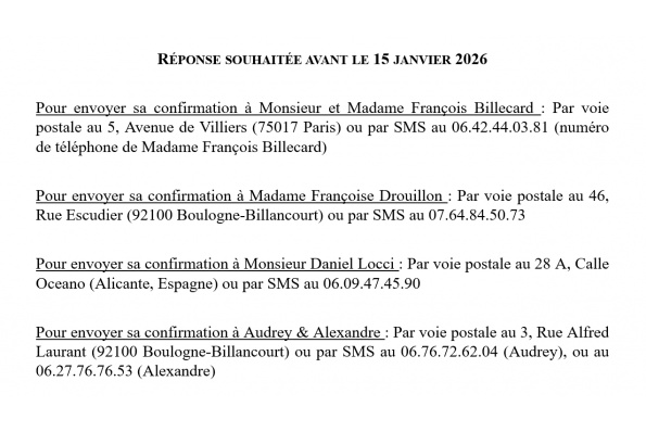 Bienvenue sur le site de notre mariage