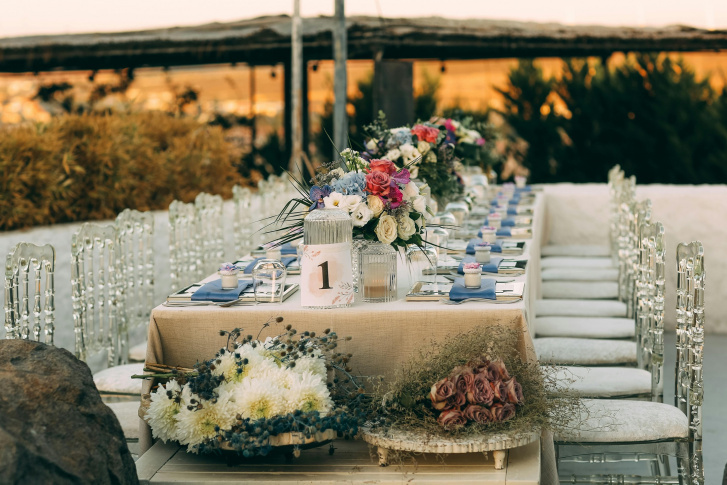 La décoration et les couleurs d’un mariage automnal